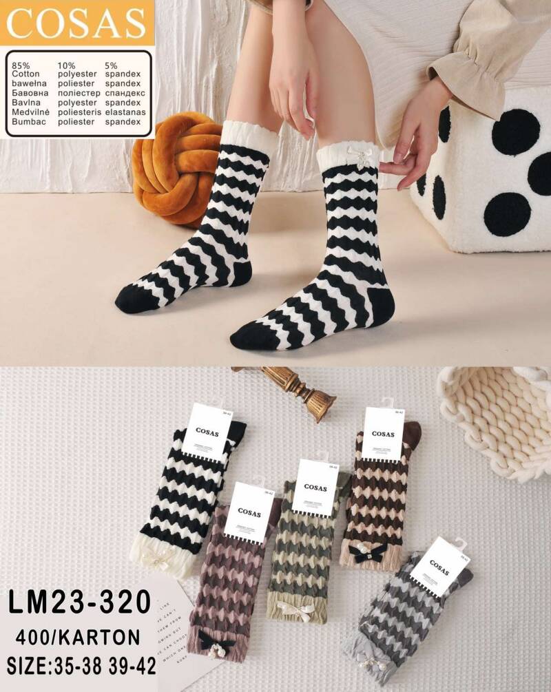 Skarpety damskie Roz 35-42, Mix kolor Paczka 40 szt 1